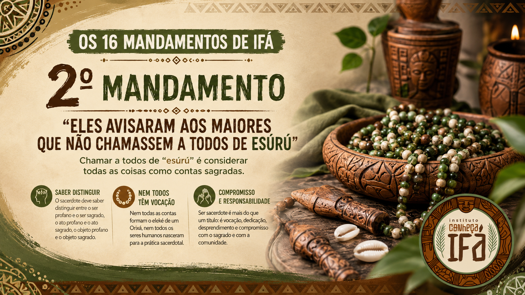 16 mandamentos de Ifá – II