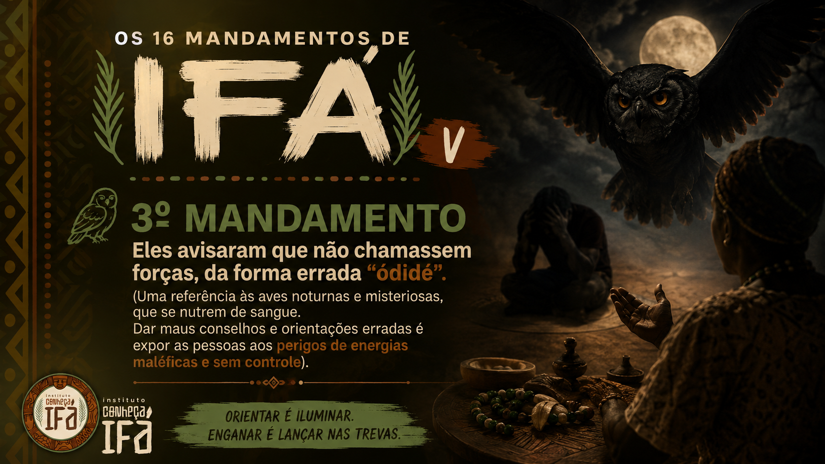 16 mandamentos de Ifá – III