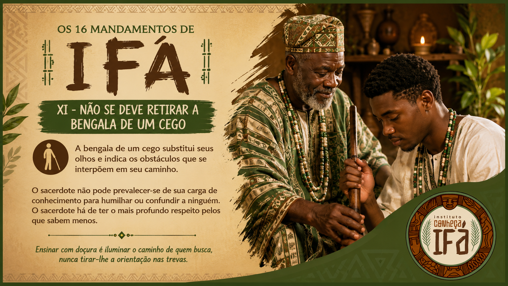 Os mandamentos de Ifá – XI