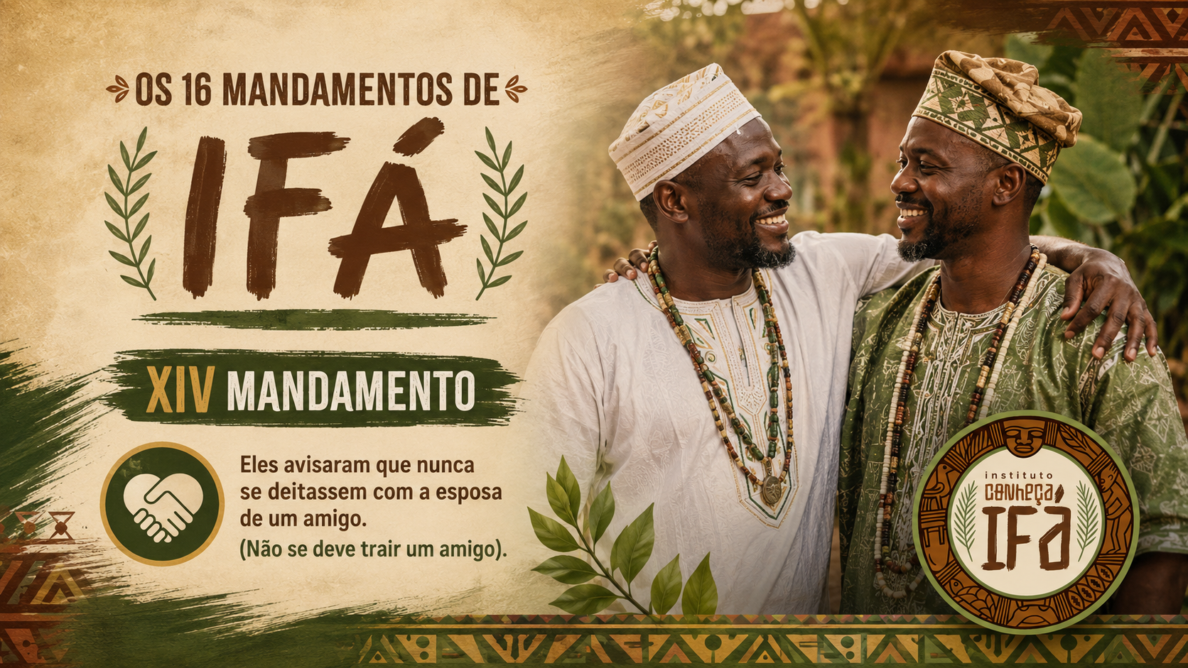 Os 16 mandamentos de Ifá – XIV