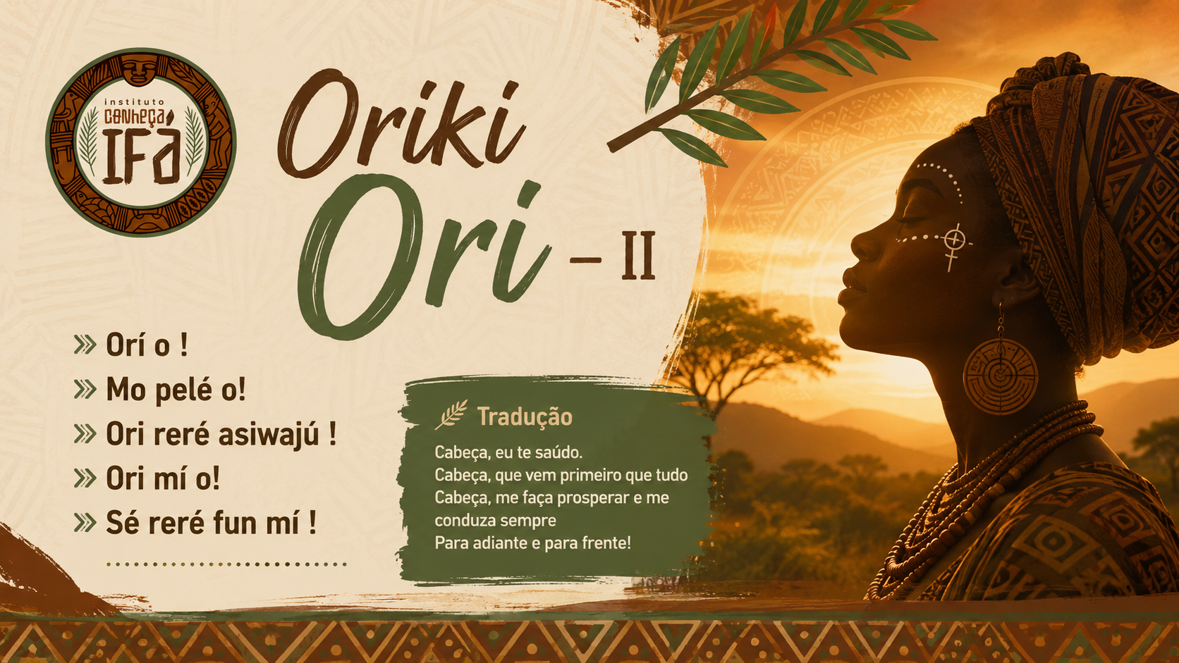 Oriki Ori – II