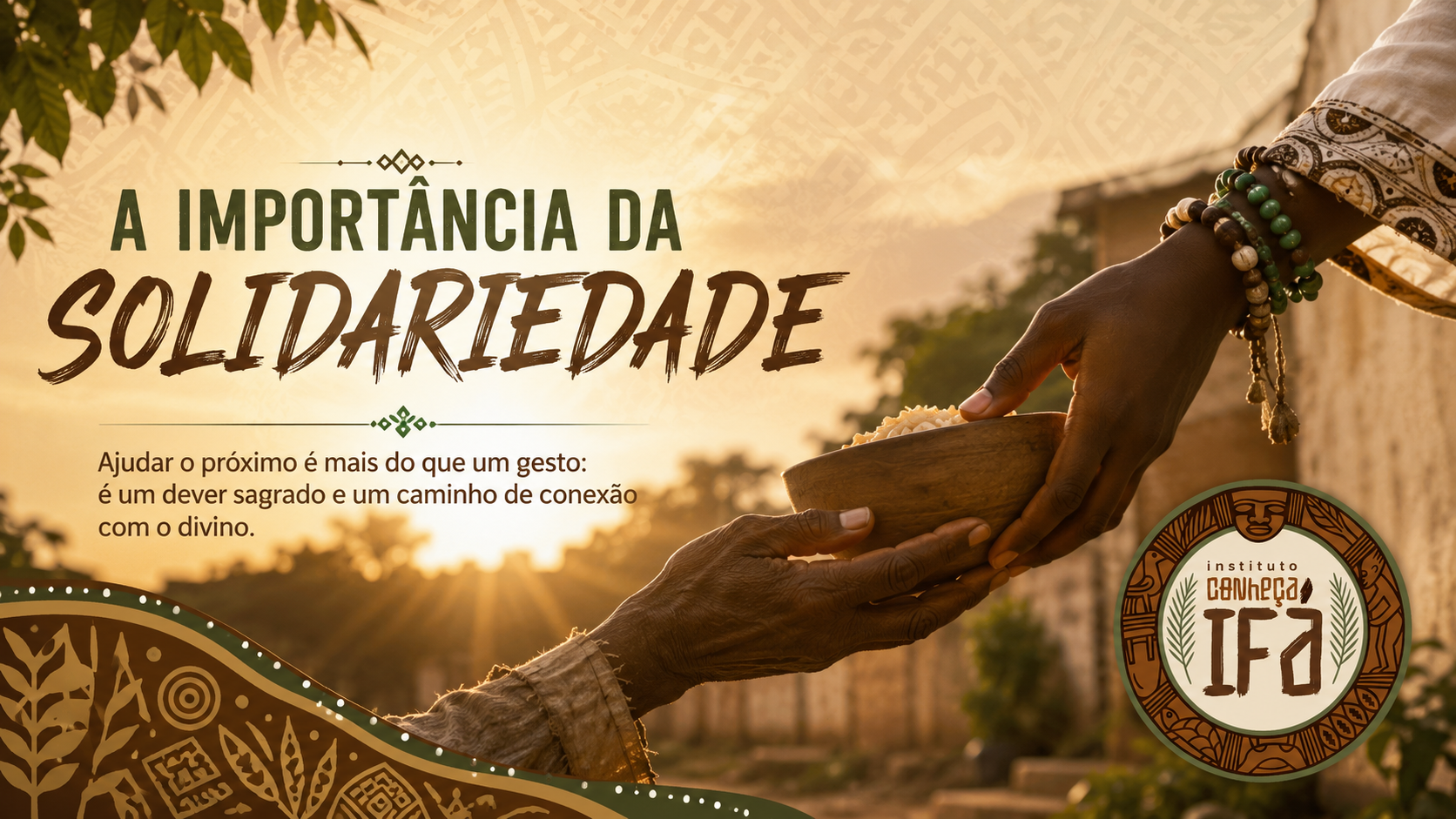 A importância da solidariedade