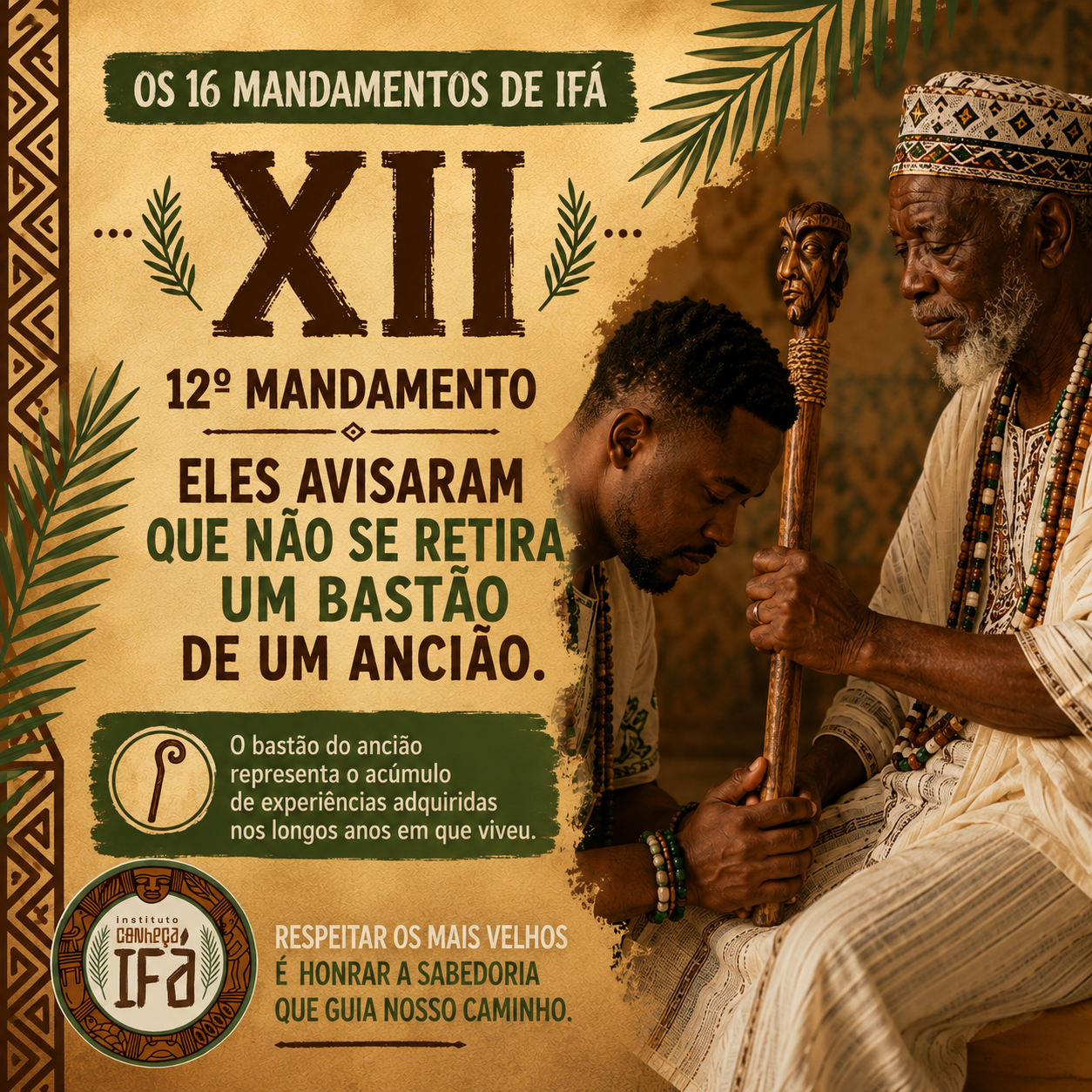 Os 16 mandamentos de Ifá – XII