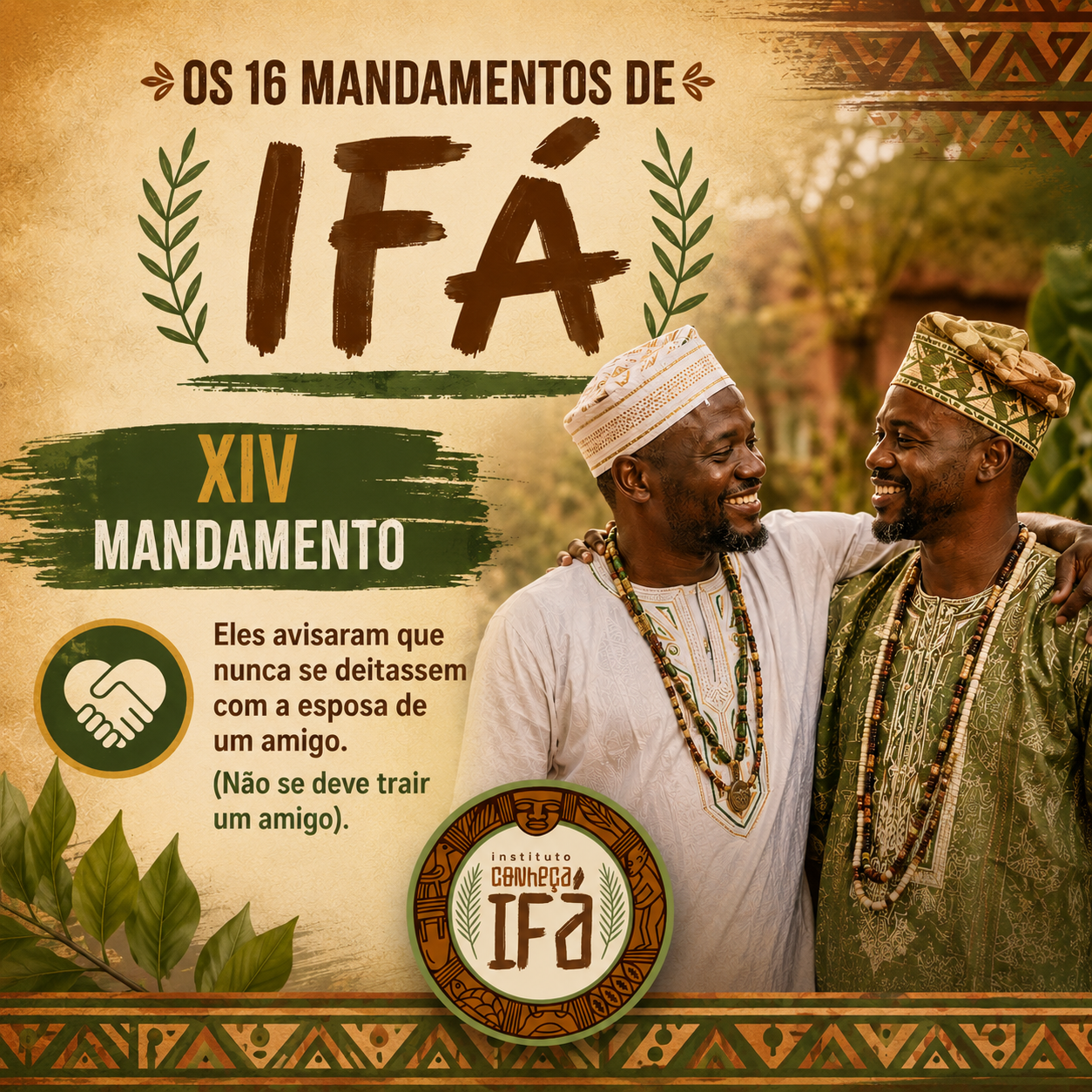 Os 16 mandamentos de Ifá – XIV