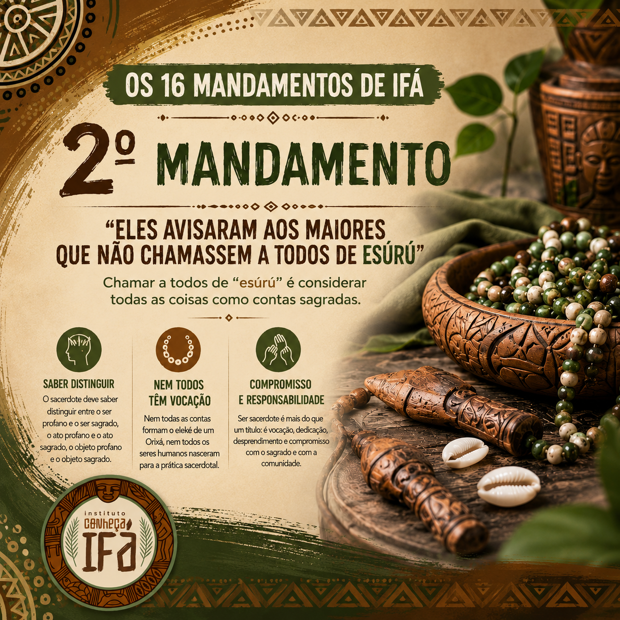 16 mandamentos de Ifá – II