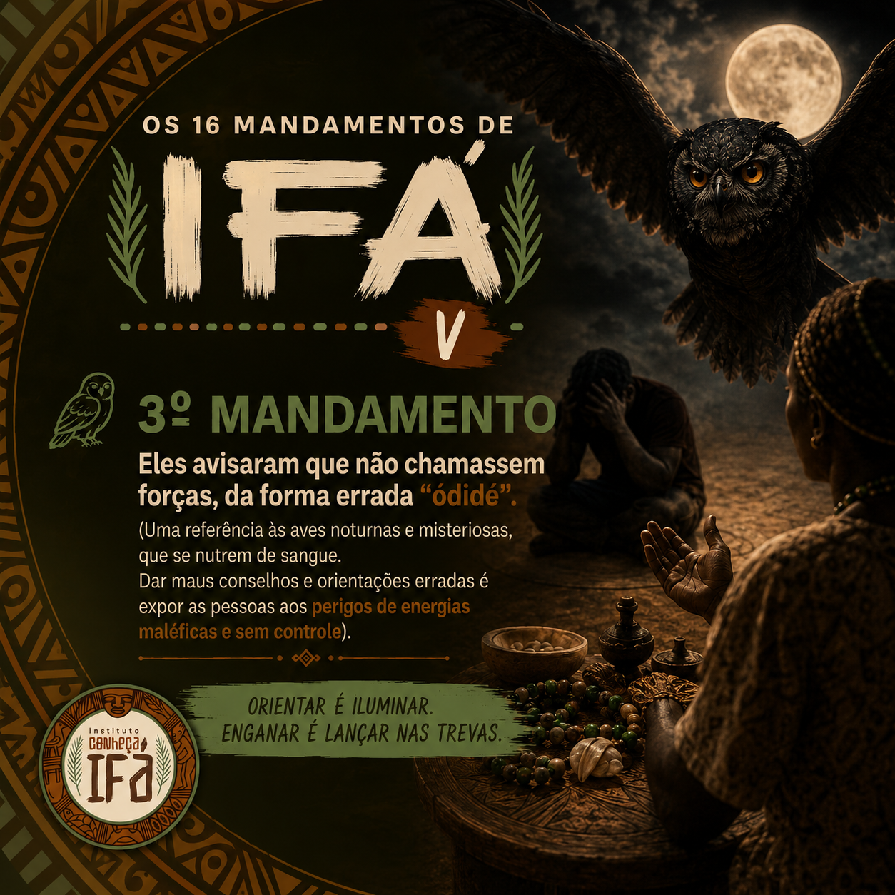 16 mandamentos de Ifá – III